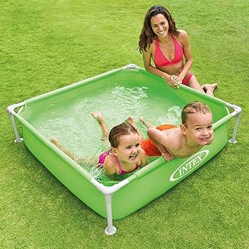 SMALL POOLS スモールプール Intex 4 Foot x 12 Inch Miniature Durable Vinyl Outdoor Above